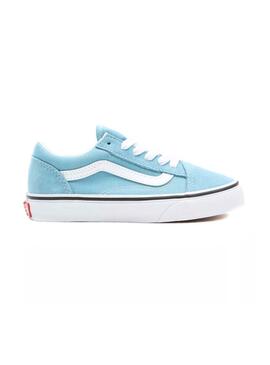 Sneaker Vans Old Skool Hellblau Junge und Mädchen