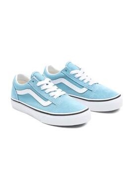 Sneaker Vans Old Skool Hellblau Junge und Mädchen