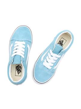 Sneaker Vans Old Skool Hellblau Junge und Mädchen