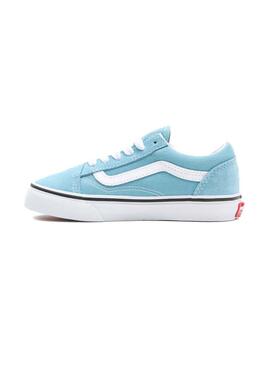 Sneaker Vans Old Skool Hellblau Junge und Mädchen