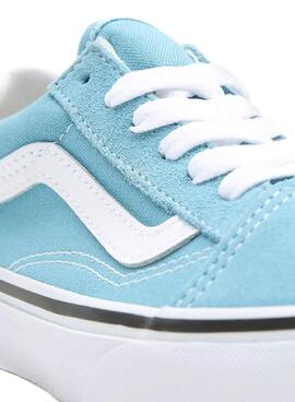 Sneaker Vans Old Skool Hellblau Junge und Mädchen