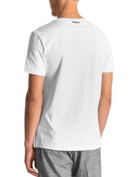 T-Shirt Antony Morato Reflective Weiss Herren