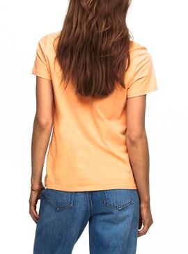 T-Shirt Only Lala Life Naranja für Damen