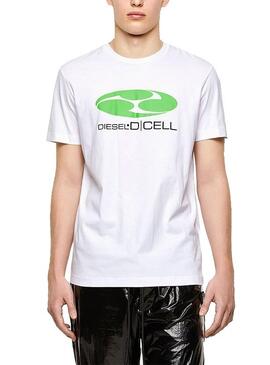 T-Shirt Diesel T-DIEGOS Weiss für Herren