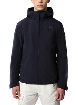 Jacke Napapijri Shelter Marineblau für Herren