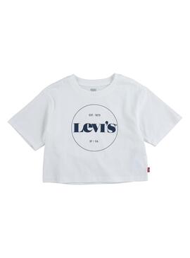 T-Shirt Levis High Rise Tee Weiss für Mädchen