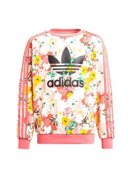 Sweatshirt Adidas Crew Rosa für Mädchen