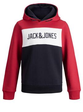 Sweatshirt Jack And Jones Blocking Rot für Junge