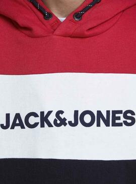 Sweatshirt Jack And Jones Blocking Rot für Junge