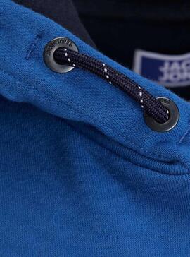 Sweatshirt Jack And Jones Blocking Blau für Junge
