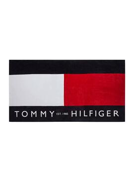 Badetuch Tommy Hilfiger Logo Marineblau für Herren