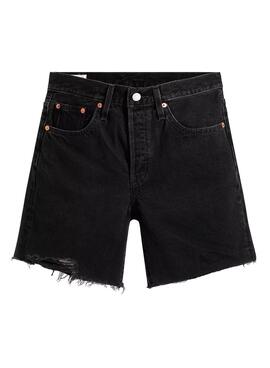 Bermuda Levis 501 Mid Schwarz für Damen