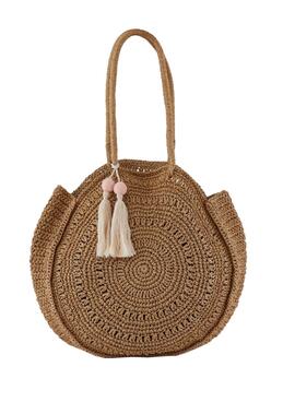 Tasche Pieces Gana braun für Damen