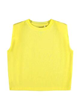 T-Shirt Name It Jueniz Gelb für Mädchen
