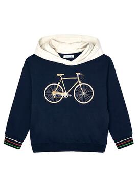 Sweatshirt Mayoral Fahrrad Marineblau für Junge