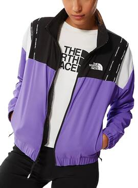 Jacke The North Face Wind Mountain Lila Damen