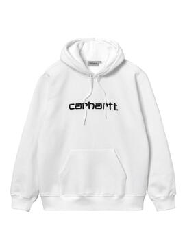 Sweatshirt Carhartt Hooded Sweat Weiss Herren