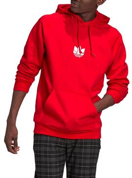 Sweatshirt Adidas Trefoil Rot für Herren