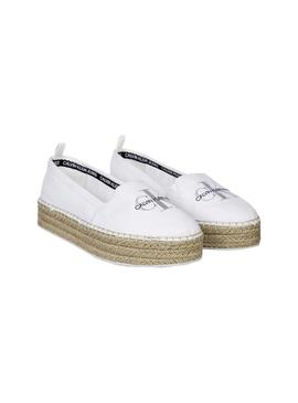 Espadrilles Calvin Klein Espadrille Weiss Damen